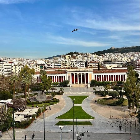 Marnis- View Of The Archeological Museum_ Athens Greece Lägenhet Exteriör bild