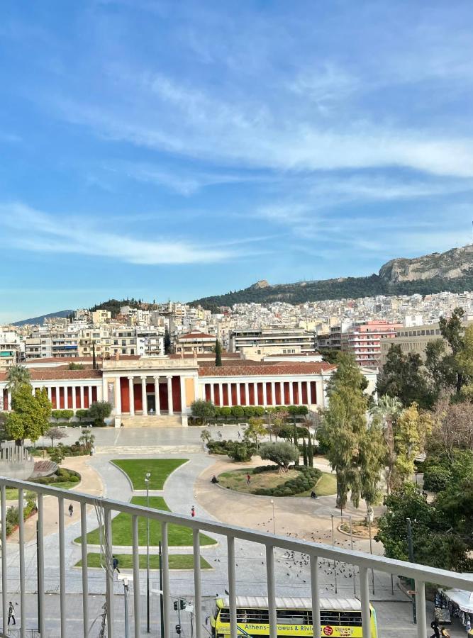 Marnis- View Of The Archeological Museum_ Athens Greece Lägenhet Exteriör bild