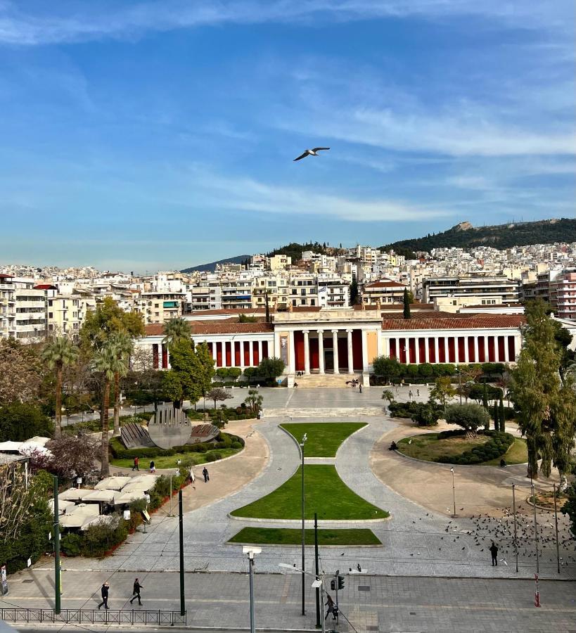 Marnis- View Of The Archeological Museum_ Athens Greece Lägenhet Exteriör bild